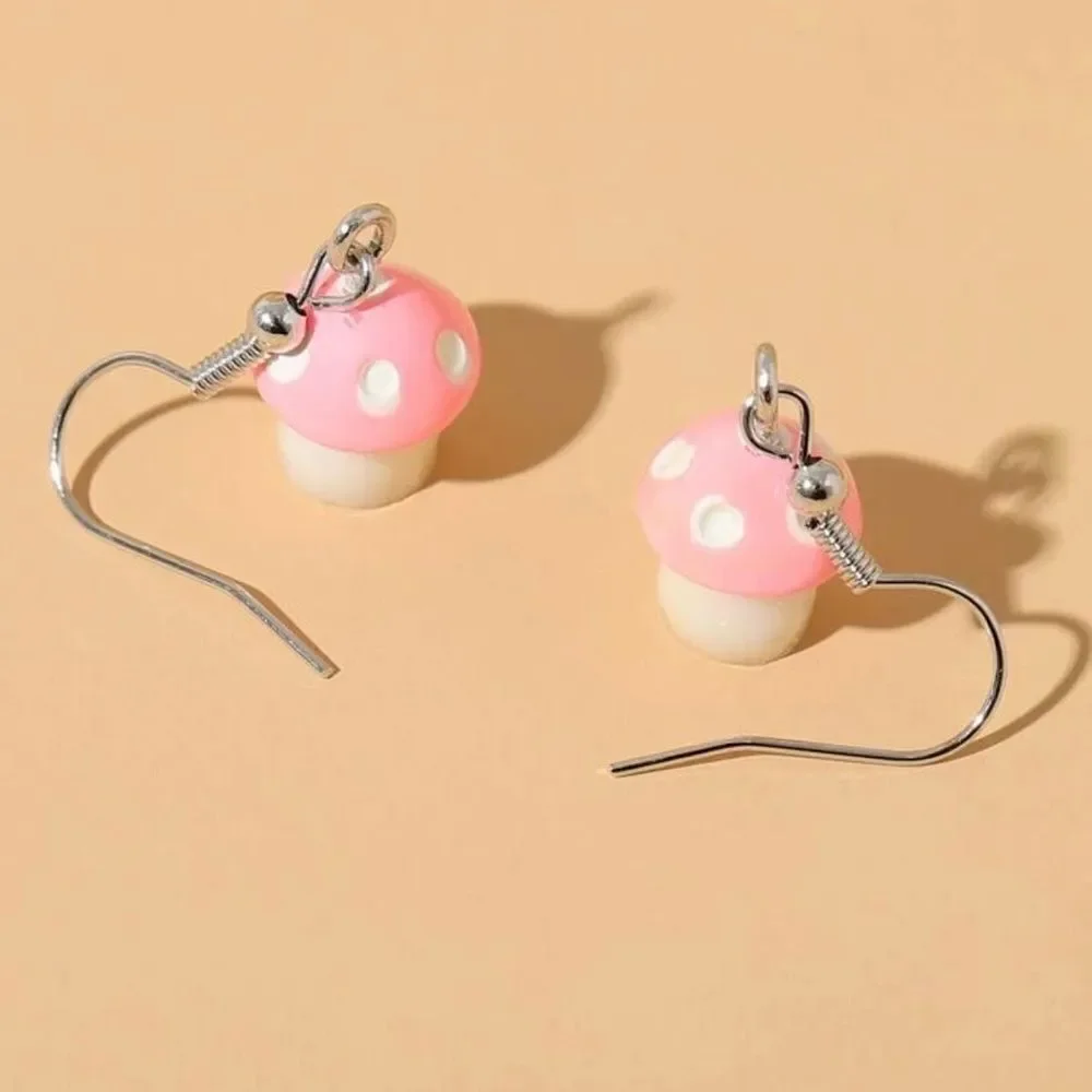 Mushroom Statement Earrings